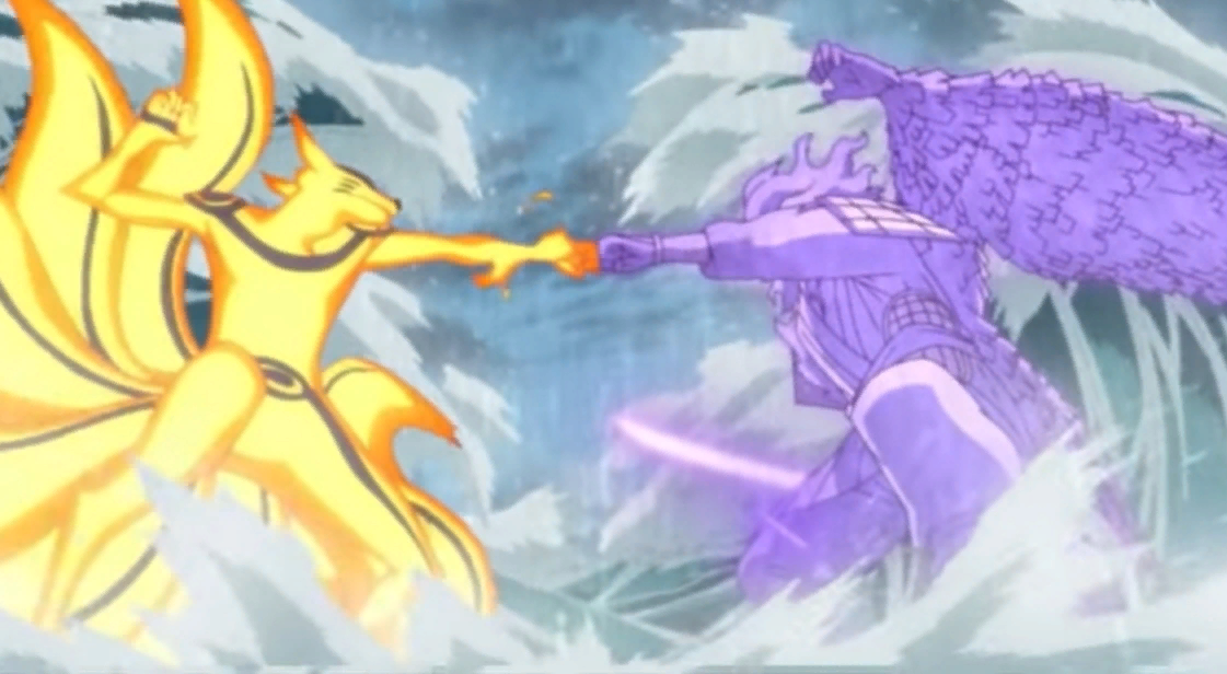 Режим Курамы Наруто и Сусано Саске