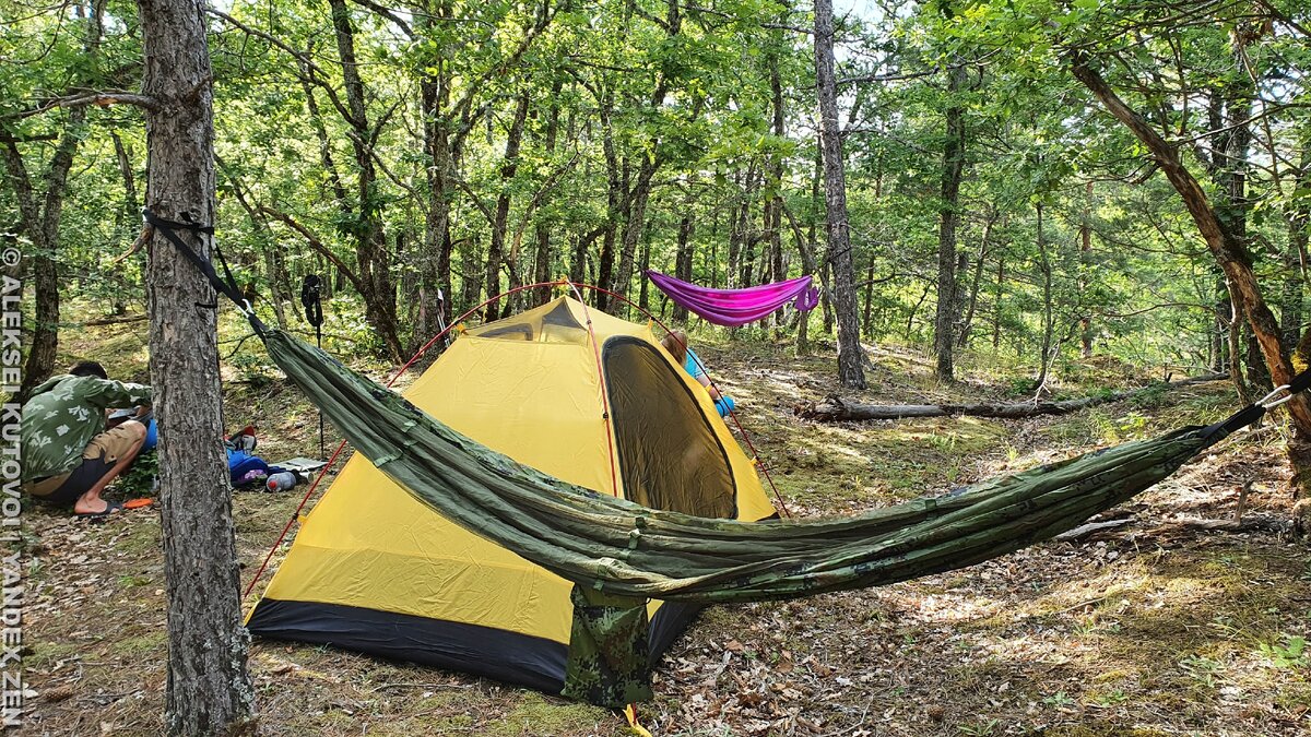 Наш лагерь в Крыму