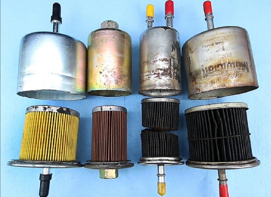 Исправный и не исправный топливный фильтр 