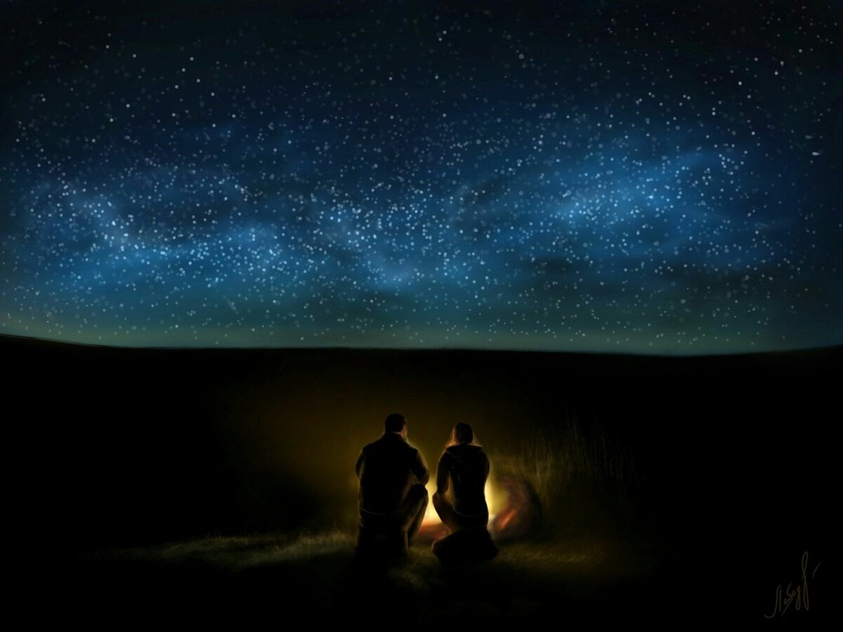 Слушать песню я так люблю звездную. Ночное небо. Человек под звездным небом. Человек под звездами. Ночное звездное небо.