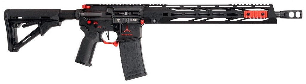 5,56-мм винтовка Red Arrow Weapons RAW15 5,56. Модель предлагается в чёрно-красном и бронзовом вариантах