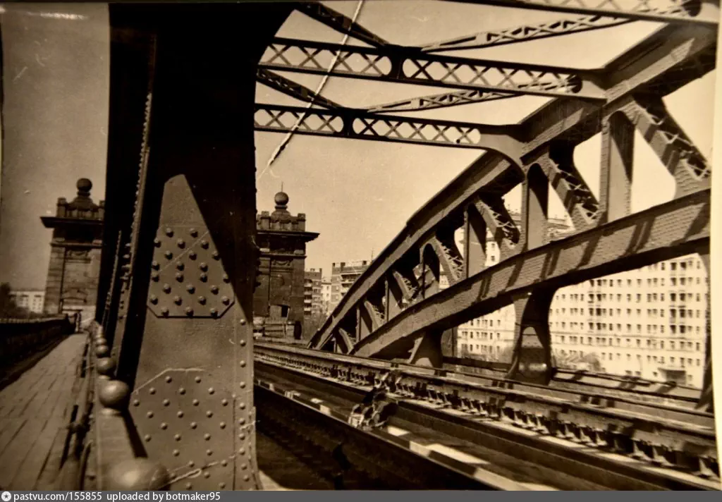 Андреевский мост, 1986 г. Фото из личного архива botmaker.