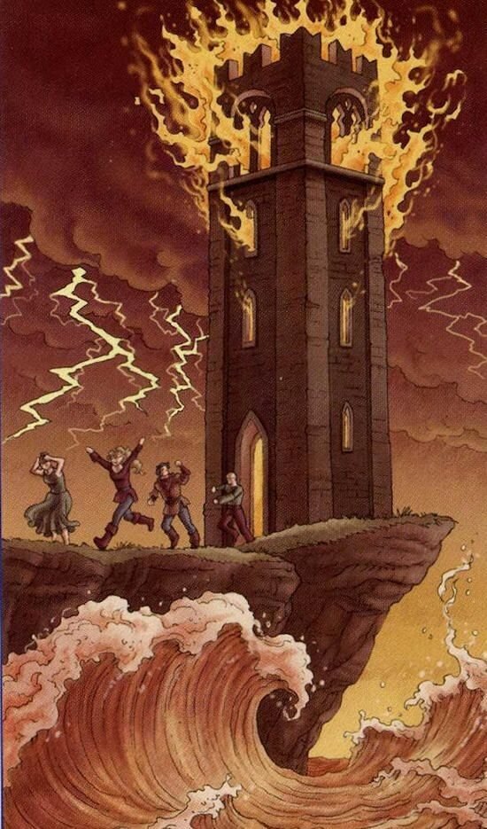 Старший Аркан Башня Таро 78 дверей