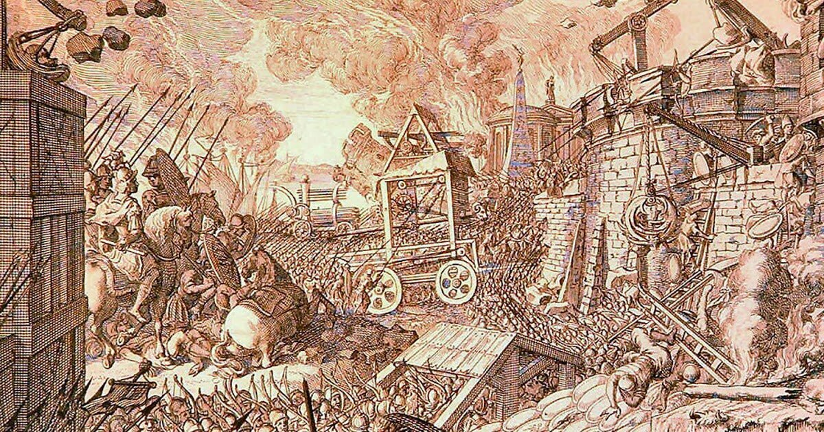 осада города тир