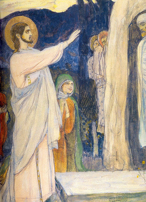 М.В. Нестеров. Воскрешение Лазаря. Этюд