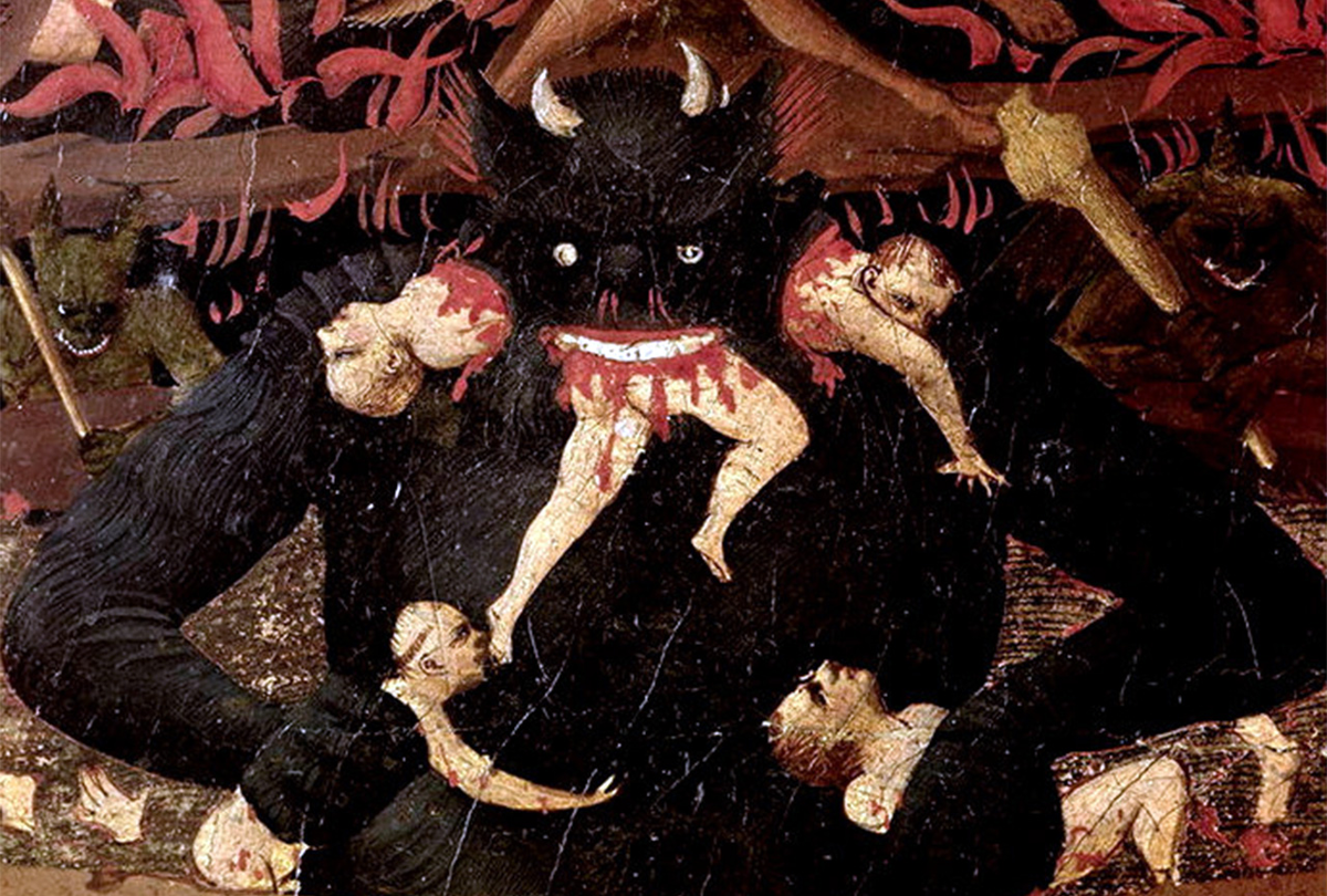 Фрагмент картины Фра Анджелико «Страшный суд»