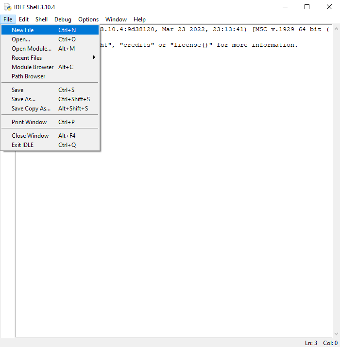 Добавление нового сценария