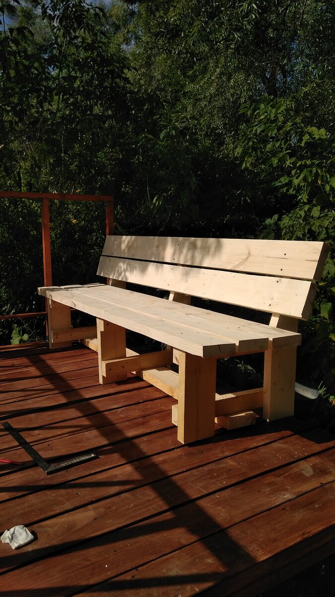 Готовая скамейка