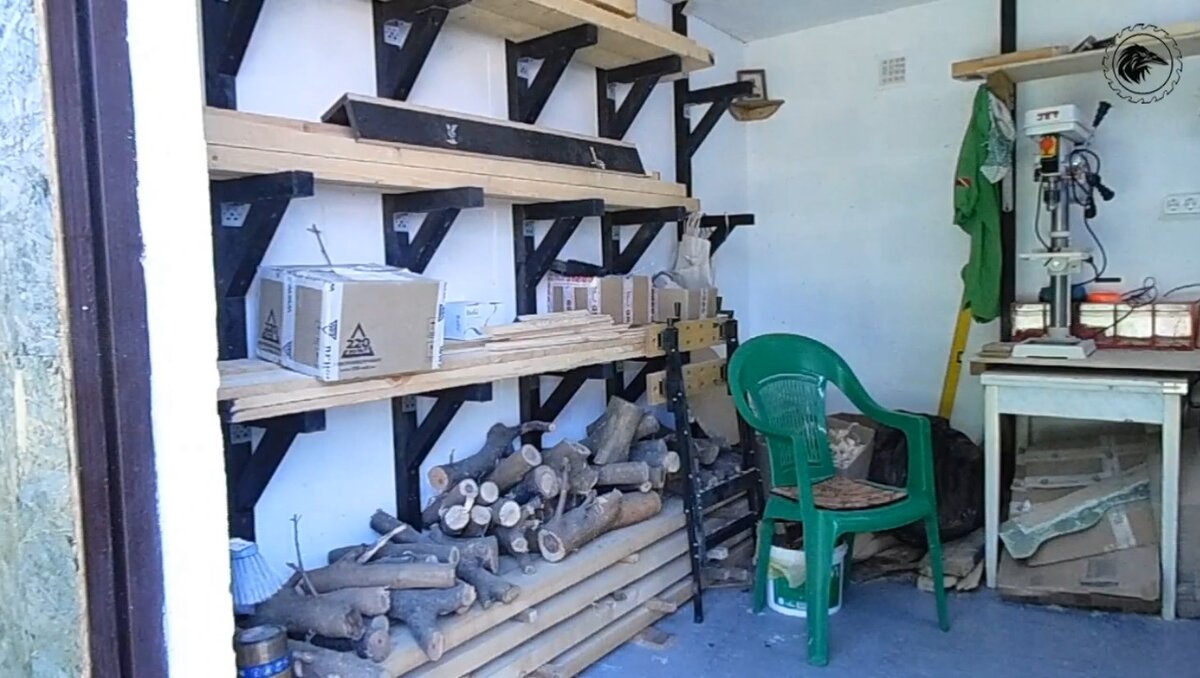 Стеллаж для пиломатериалов