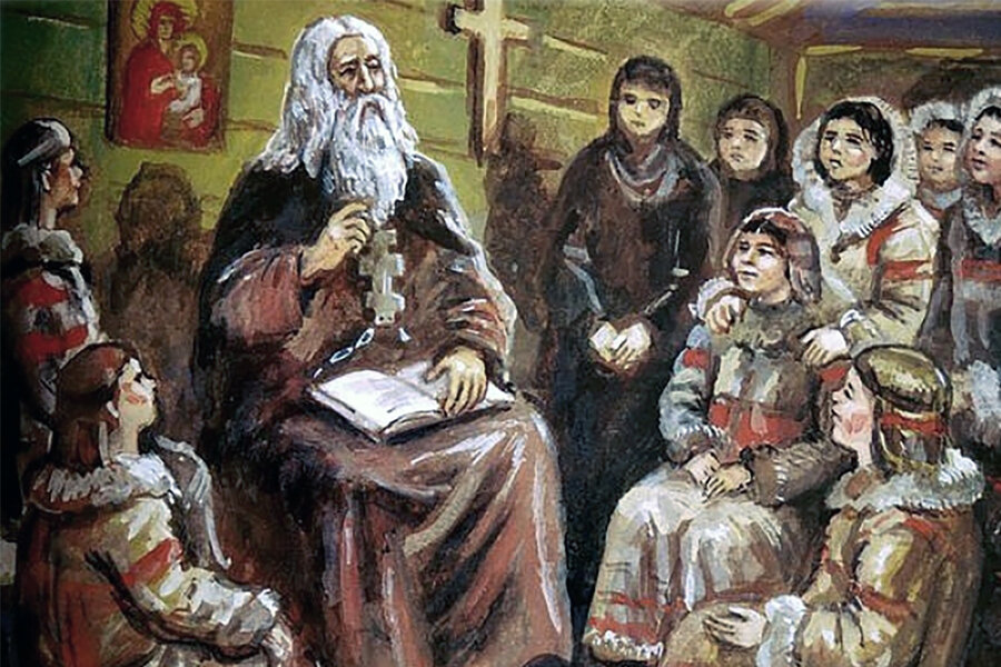 Преподобный Герман Аляскинский и алеуты