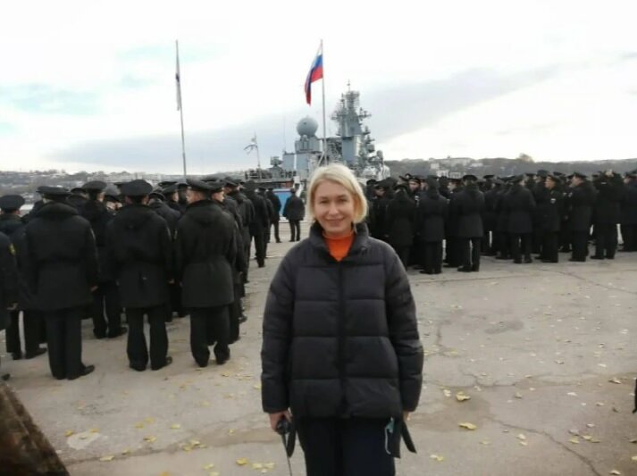 Вера Соколова на съемках фильма "Пункт пропуска"