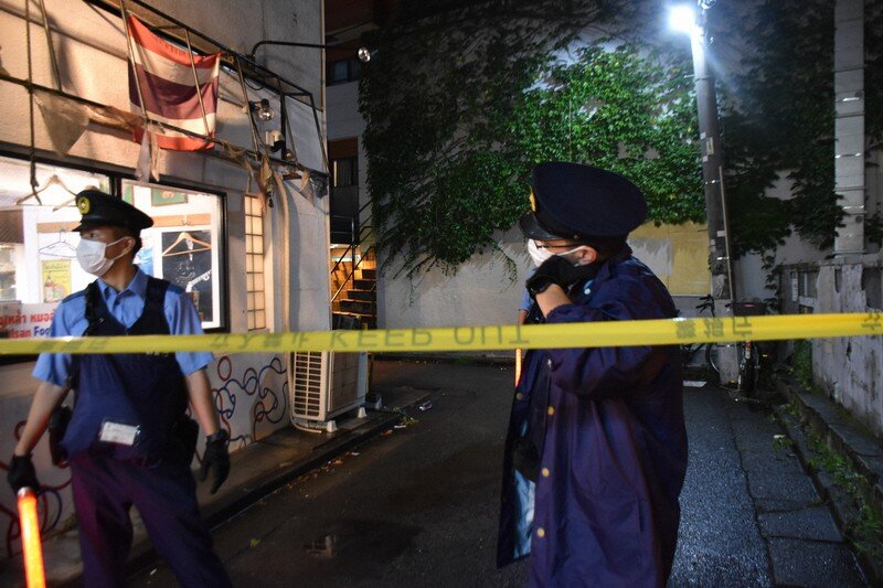 Полиция работает на месте преступления. Фото из свободного источника интернета