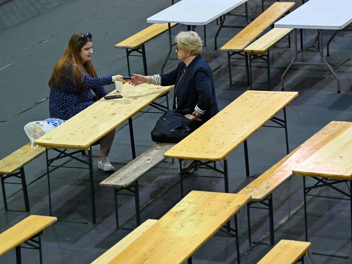    Украинские беженцы© AFP 2023 / Attila Kisbenedek
