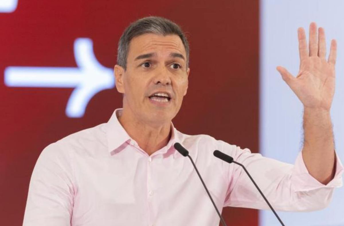 Педро Санчес. Фото из испанской газеты