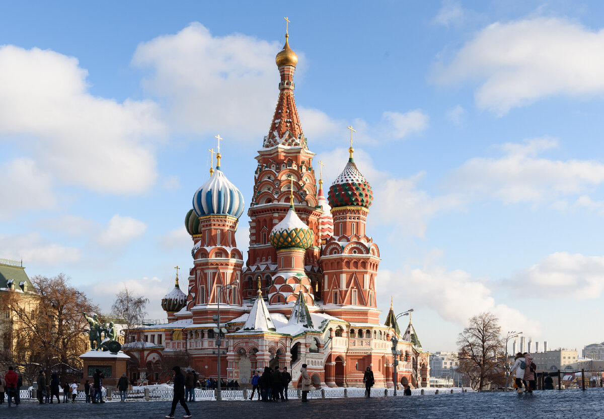 Покровский собор зимой. Современный вид.