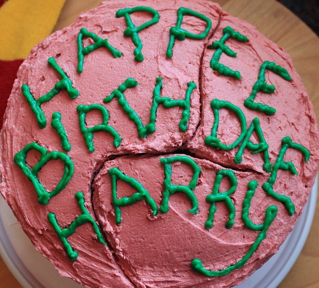 Cake with age written on it
