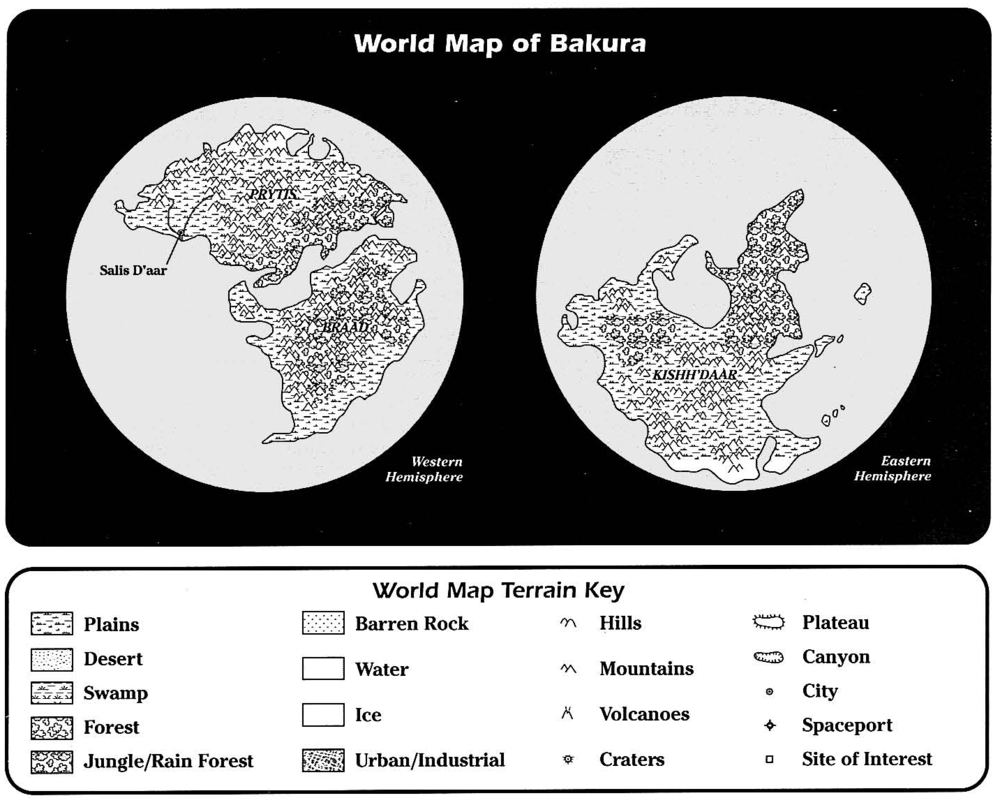 Планета пикран карта