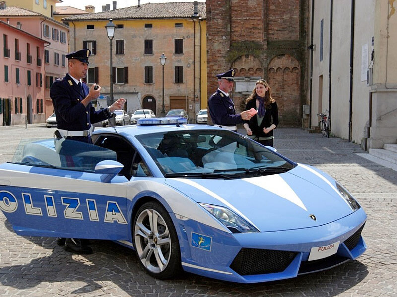 Lamborghini Gallardo 2004 полиция Италии