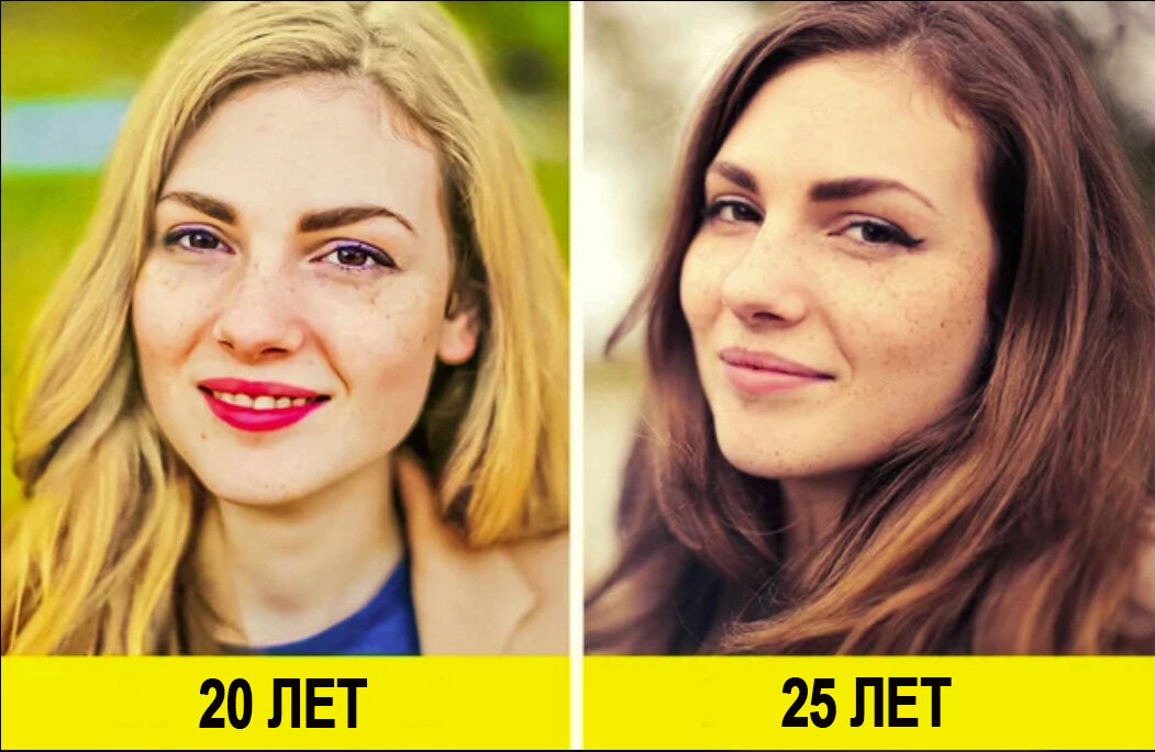 Девушка после 25. Фото после 25 лет. Девушки до 25 и после. Изменения после 25