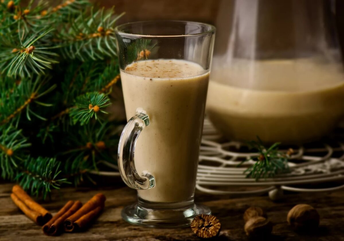 Рождественский напиток Egg nog