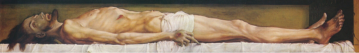 Г. Гольбейн. "Мертвый Христос", 1520-22