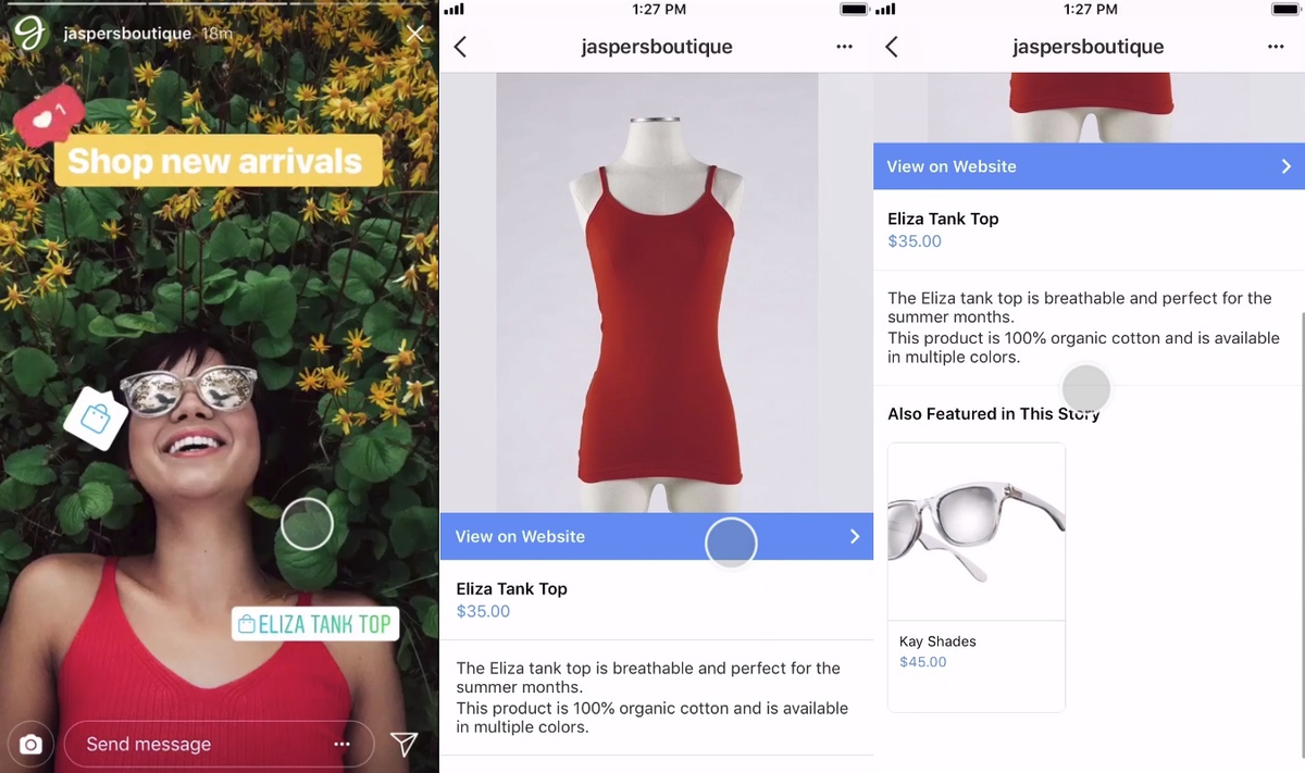 Это так просто и эффектно – создать крутые эффекты для рекламного объявления в историях. Для этого надо просто добавить наклейки. Больше о возможностях сервиса читайте в статье «Как использовать Instagram Stories для продвижения бизнеса».