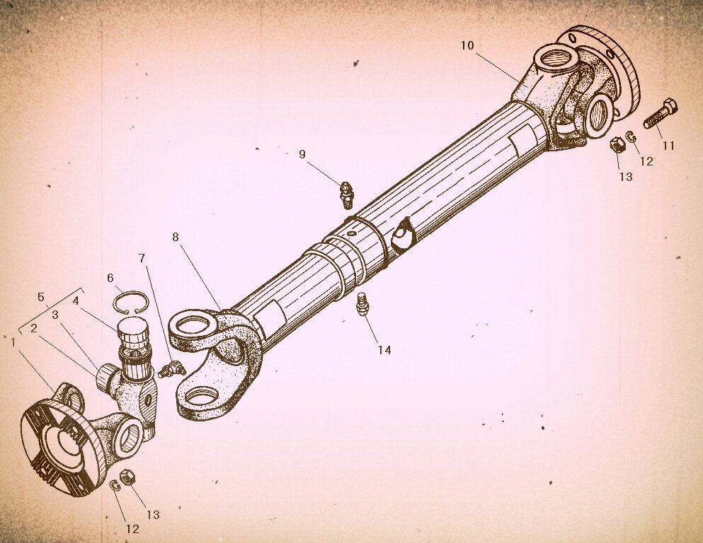 Картинка карданного вала