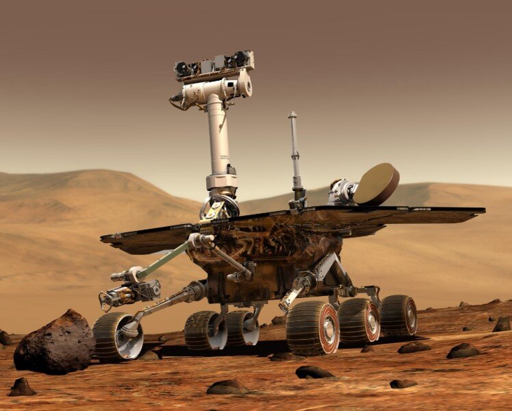 Изображение марсохода Opportunity (НАСА).