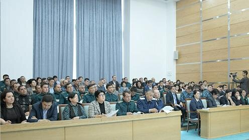  Совещание ГУВД в хокимияте Ташкента. Фото с сайта ГУВД