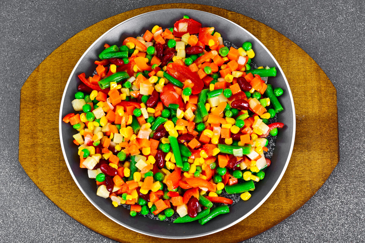 Мексиканская смесь полностью оправдывает свое название – она не только вкусная, но и яркая.