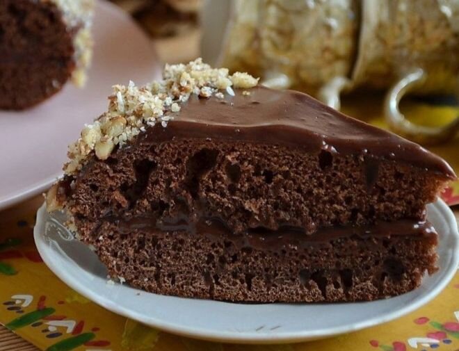 Шоколадный торт в мультиварке, пошаговый рецепт на ккал, фото, ингредиенты - Оксана Чуб