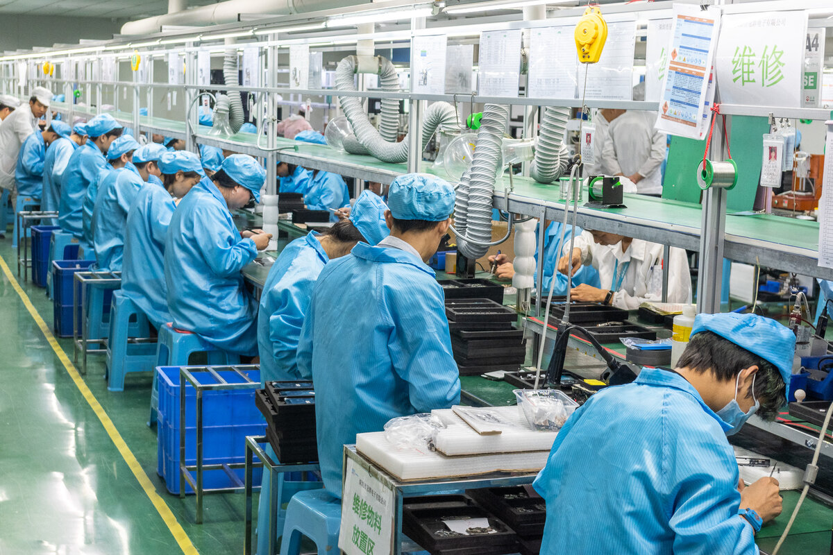 Фабрики и заводы Китая