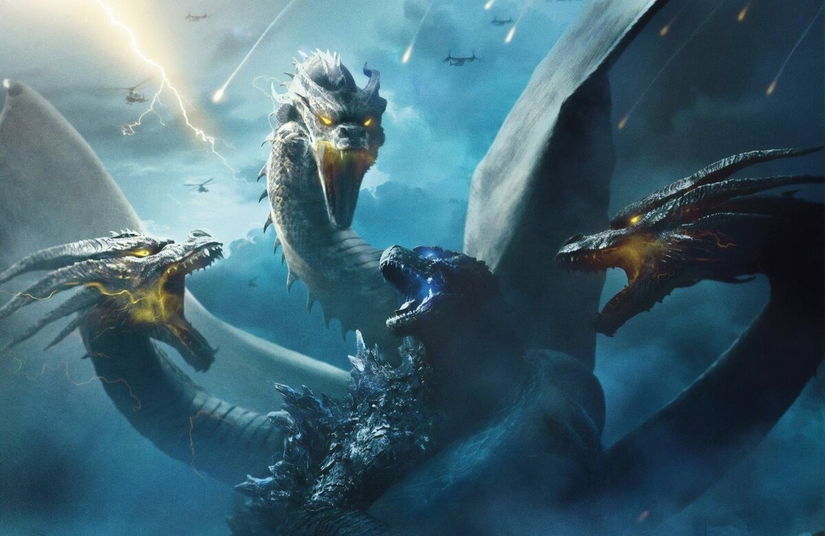                                                               Кинг Гидора против Годзиллы