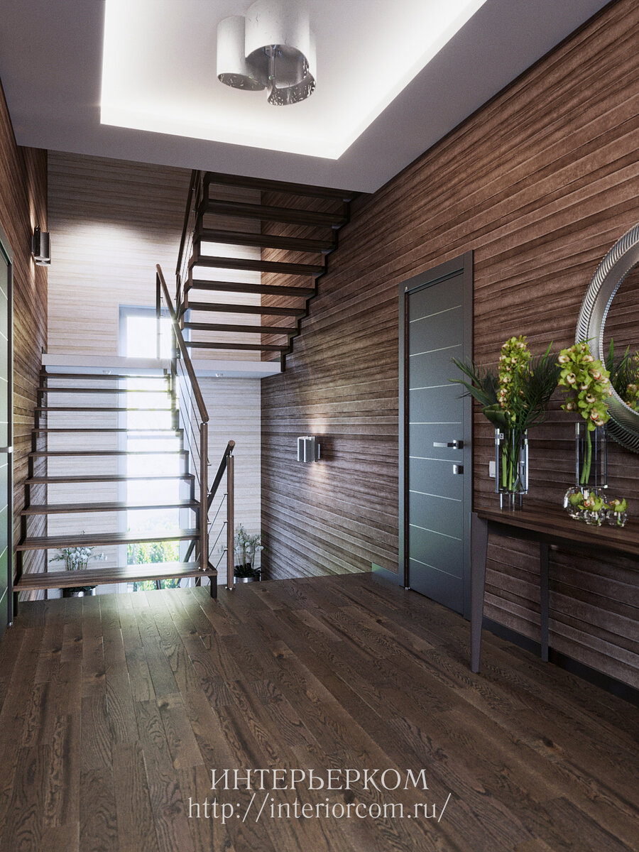 Интерьер деревянного дома + фото, современный дизайн интерьера - ArtProducts