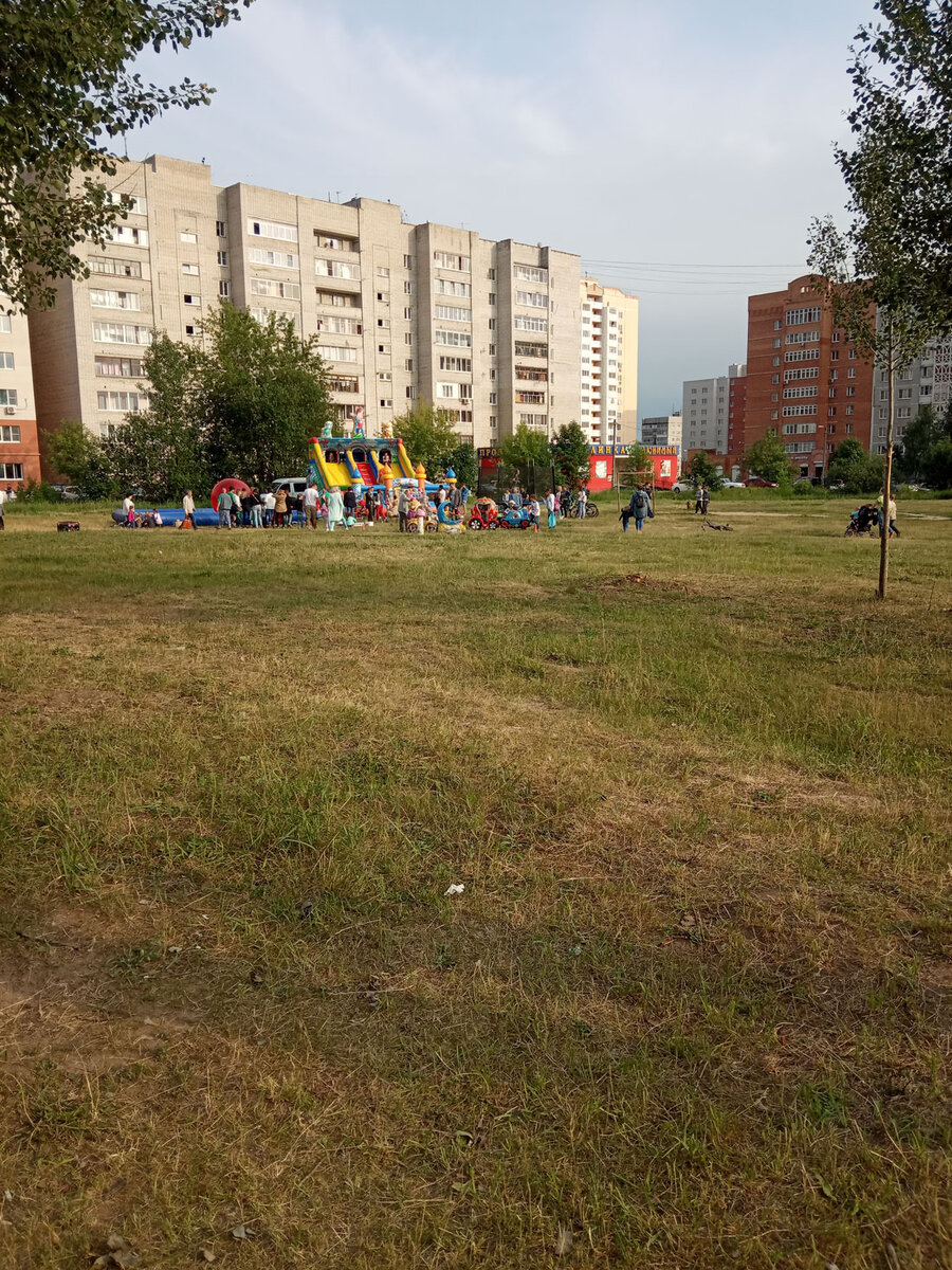 Фото: пустующее поле в подмосковном населённом пункте, будущее поле чудес или поле запустения? - фото автора: Ростислав Денежный. 