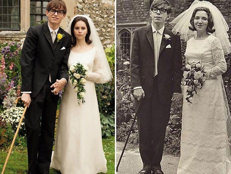 Джейн негодавала, ведь их жизнь показана только в пределах пригорода Лондона. А они много путешествовали, с тяжелыми сумками, инвалидной коляской, детьми. Медовый месяц вообще провели на научной конференции в Нью-Йорке.