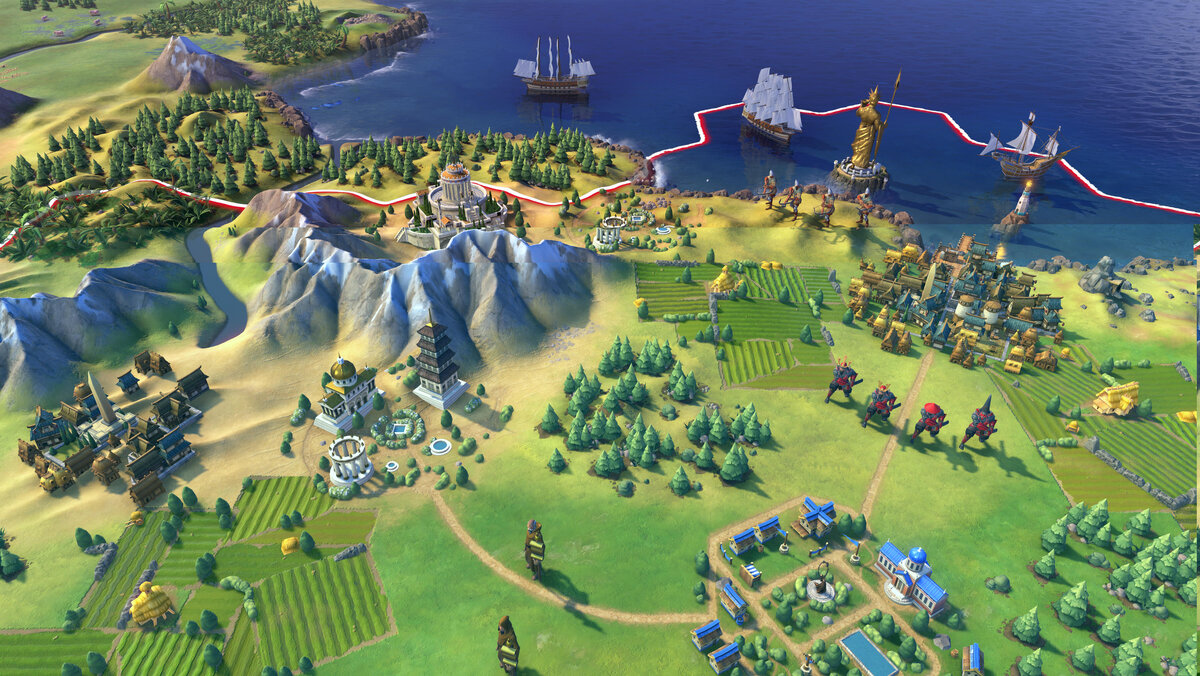 Sid Meier’s Civilization VI (Скриншот гемплея,фото взято с google)