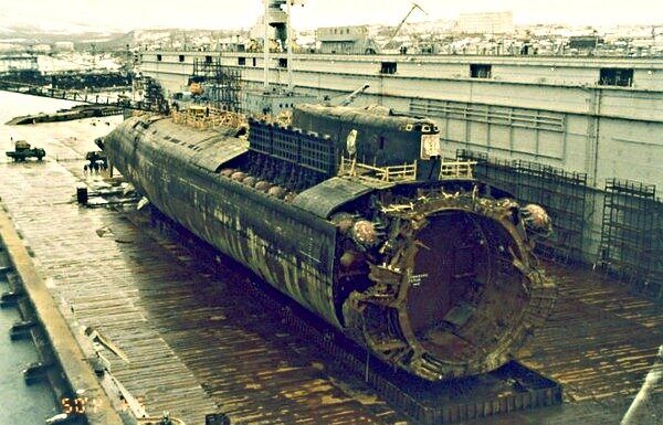 АПЛ "Курск" в сухом доке. #курск #подлодка #тайна #секреты #вооружение #гибель #трагедия