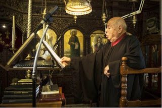 Костакис Саввидис за пением псалмов