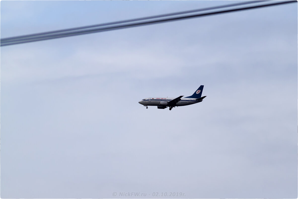 1. Boeing 737-500 - Бортовой №: EW-294PA - © NickFW.ru - 02.10.2019г.