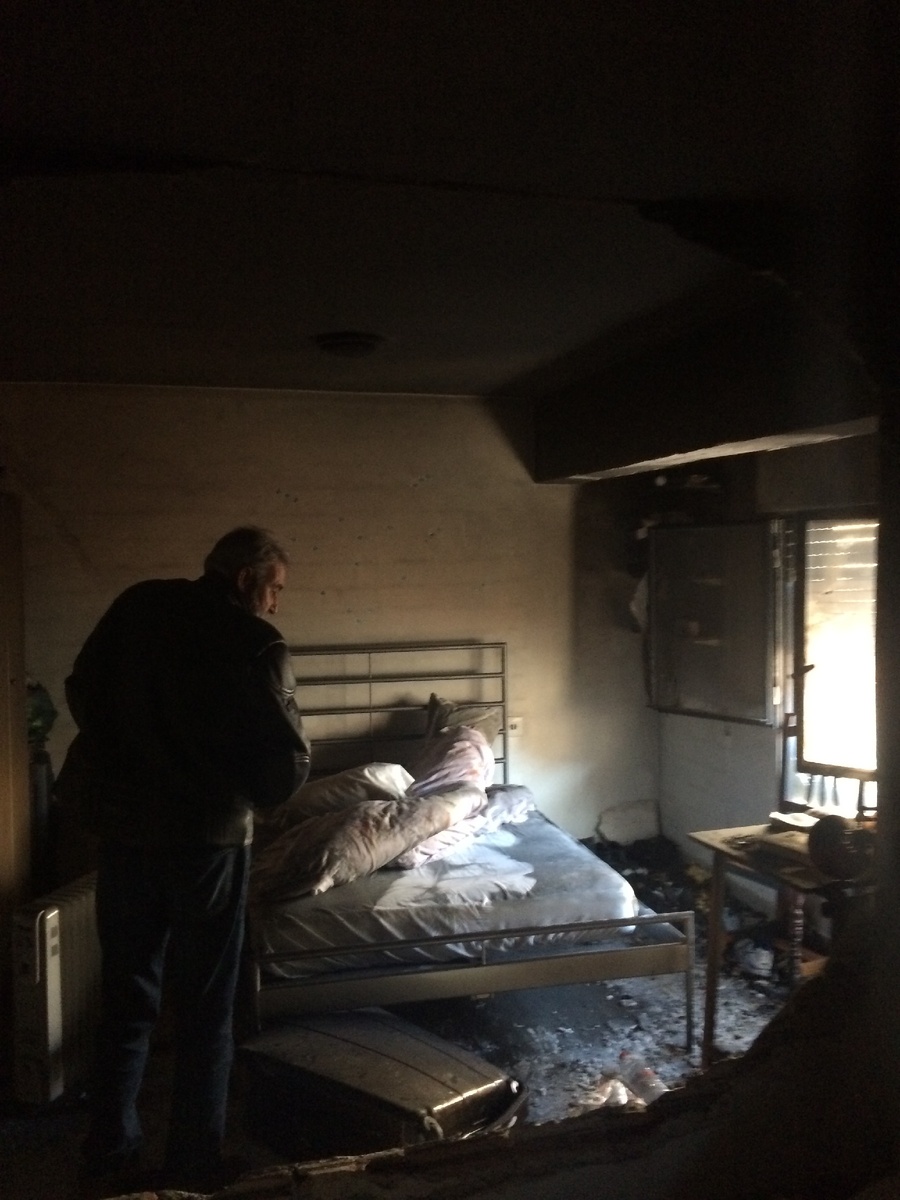 Пожар в квартире в Мурсии