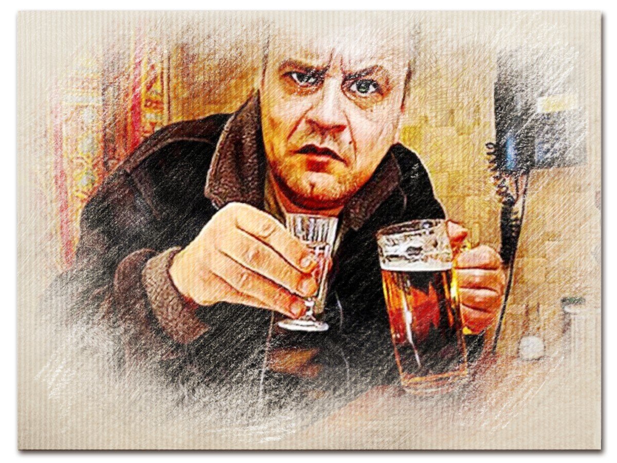 С праздниками вас прошедшими. Ну, вздрогнем.