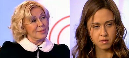 Любовь Успенская и ее дочь Татьяна в программе "Прямой эфир"