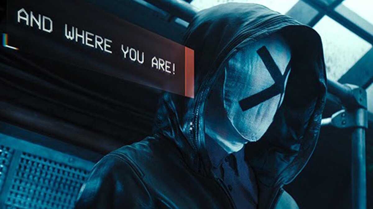 Кадр из того же фильма Кто я? На картинке MRX один из лучших хакеров мира по версии фильма. 