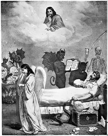 Death of a sinner. State library New South Wales. Источник: www.sl.nsw.gov.au/blogs/death-sinner
