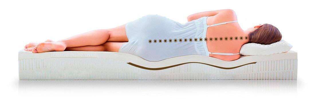 Таким должно быть правильное положение позвоночника во сне (фото из сети интернет)