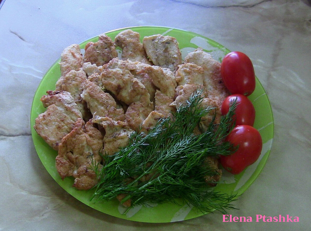 Куриная грудка в яйце