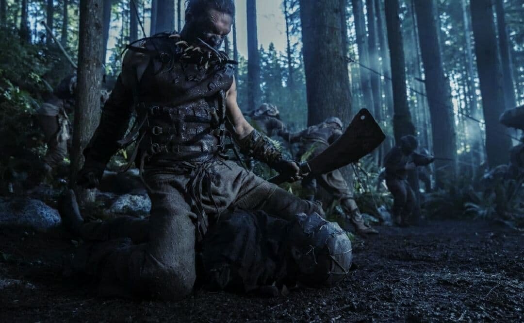 Кадр из сериала "Видеть"  Джейсон Момоа в роли Баба Воса