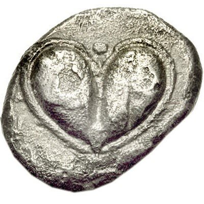 Семя сильфия, отчеканенное на монете