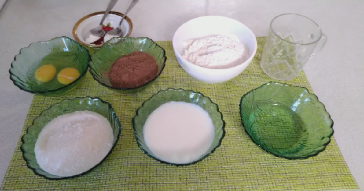 Ингредиенты торта "Панчо"